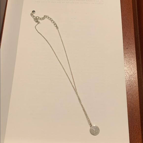 Vintage Jewelry - Zodiac Cancer pendant on 16-18” silver tone necklace w extender